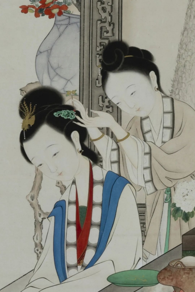苏博云物语丨梳妆仕女图